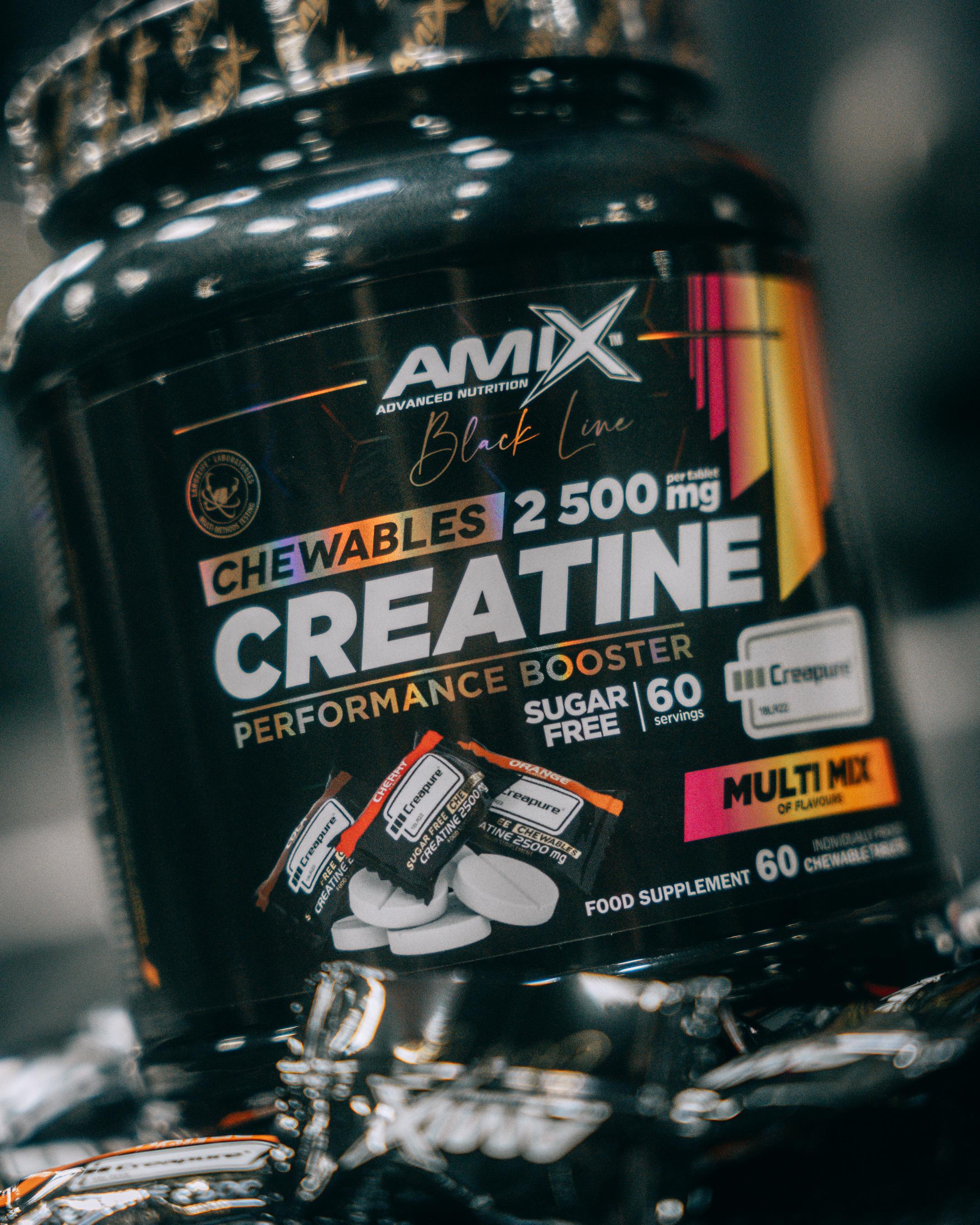 Creatina Creapure formato masticable - Black Line - Image 4